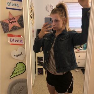 Dark Wash Denim Jacket!